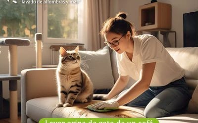 ¿Cómo Lavar Orina de Gato de un Sofá? Tutorial Paso a Paso