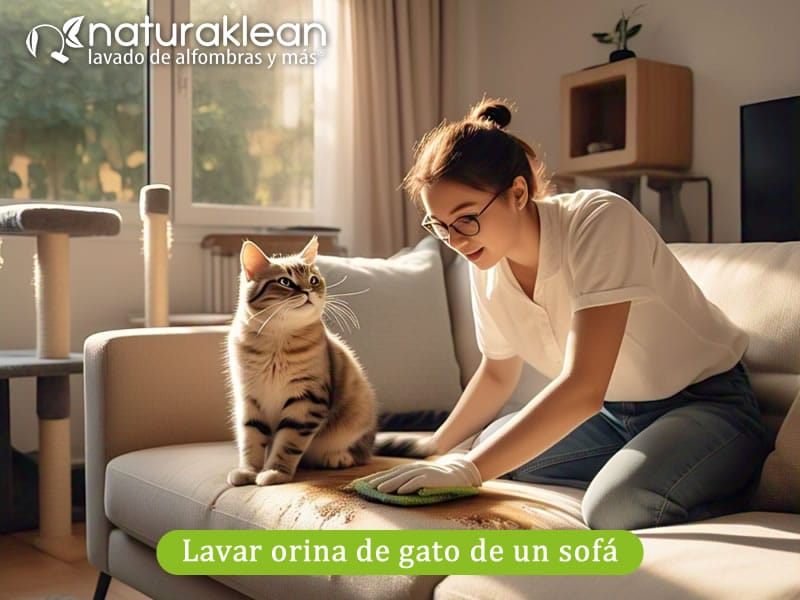 Como Lavar Orina de Gato de un Sofa Tutorial Paso a Paso