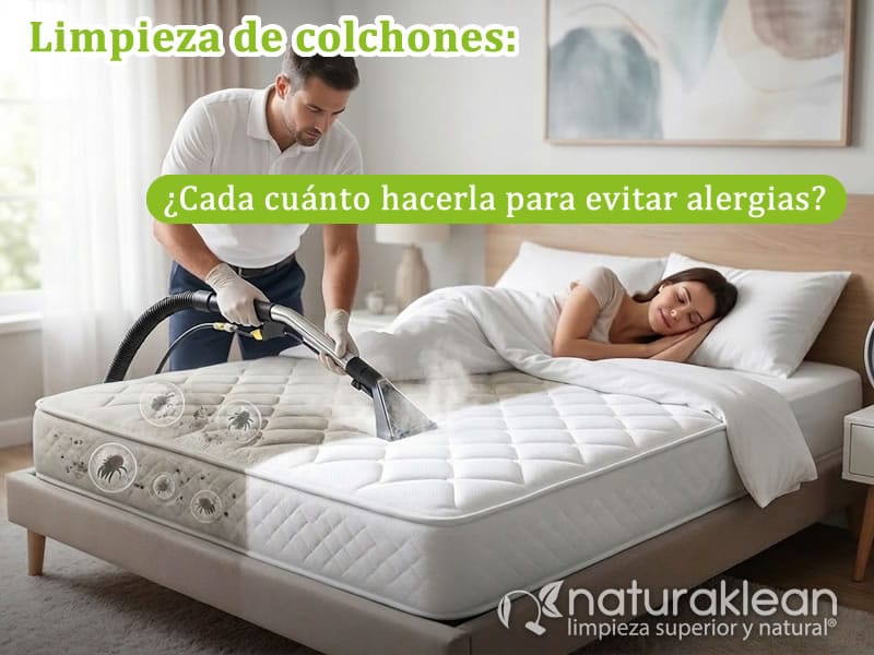 Limpieza de colchones Cada cuanto hacerla para evitar alergias