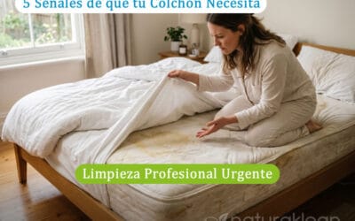 5 Señales de que tu Colchón Necesita Limpieza Profesional Urgente